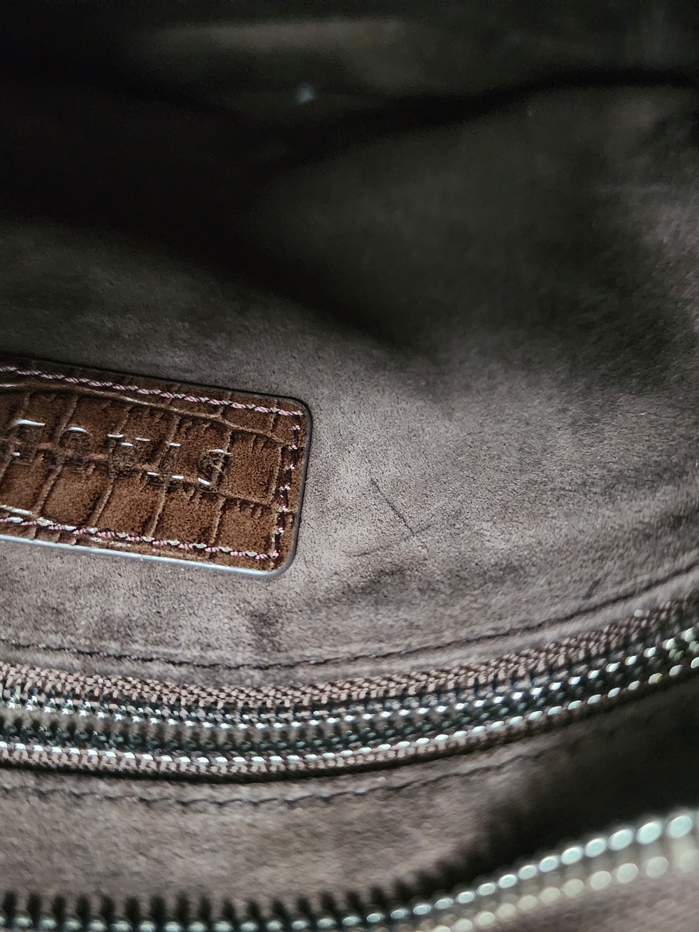 STAUD | Colt Croc-Embossed Leather Shoulder Bag - Picture 12 of 16